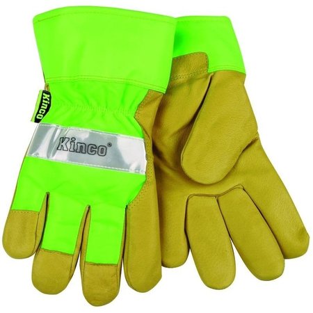 HEATKEEP Work Gloves, Men's, L, Wing Thumb, GreenPalamino 1939-L